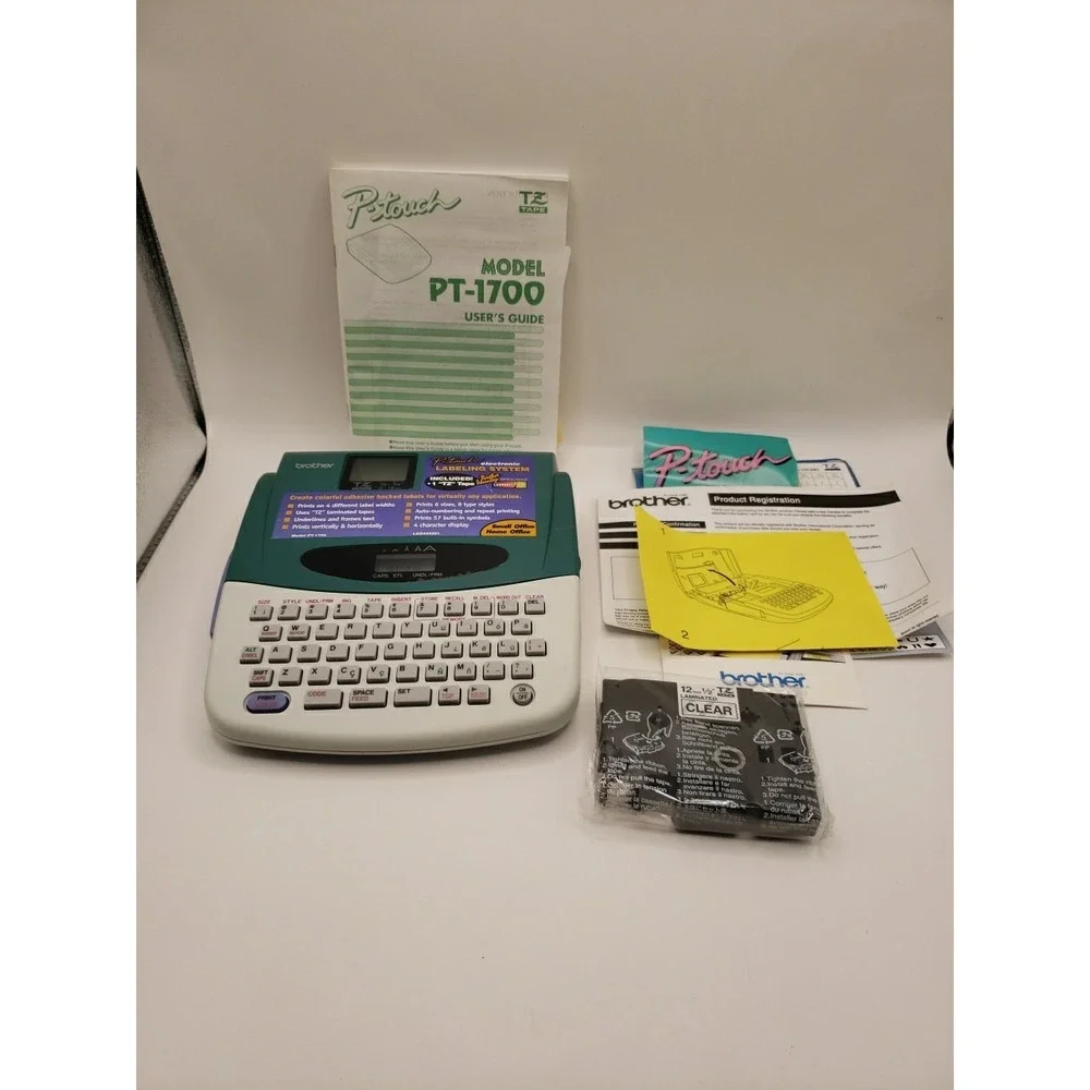 Vintage Brother P-Touch PT-1700 Electronic Labeling System